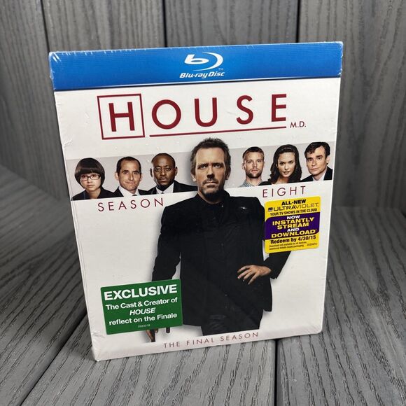 House M.D. MD ~Complete Eighth & Final Season 8 Eight ~ NEW 5-DISC BLU-RAY SET - Picture 1 of 7